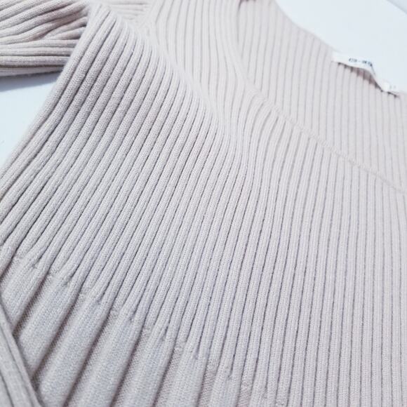 4th & Reckless Ribbed Sweater Dress Long Sleeves with Slit - Picture 8 of 12